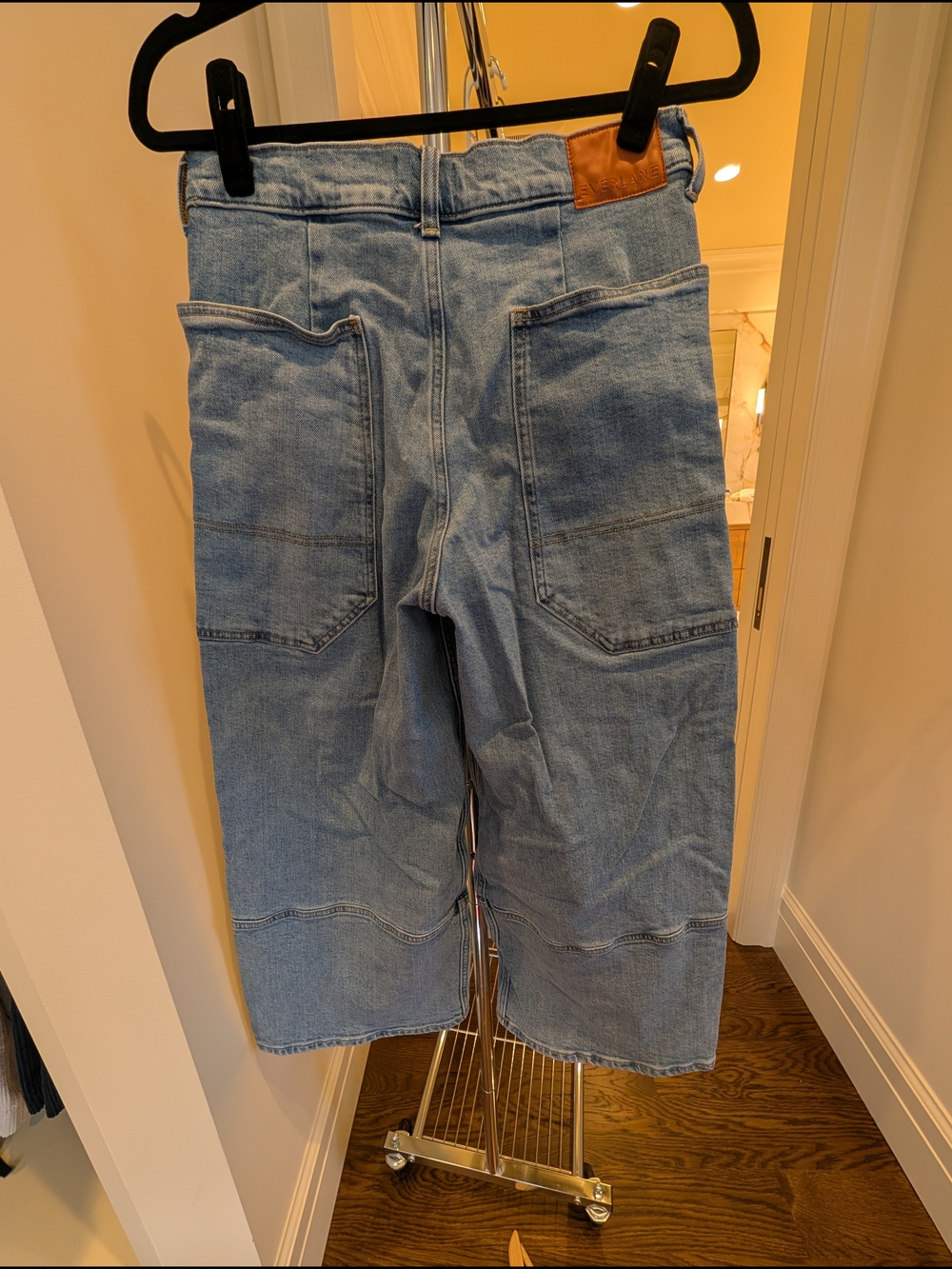 Everlane Light Blue Wide Leg Denim Jeans
